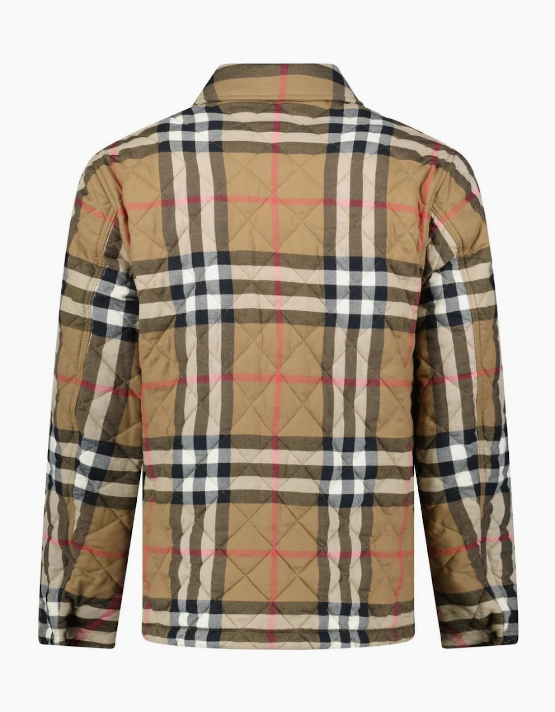 Burberry 'Forres' Diamond Quilted Jacket Taupe Brown