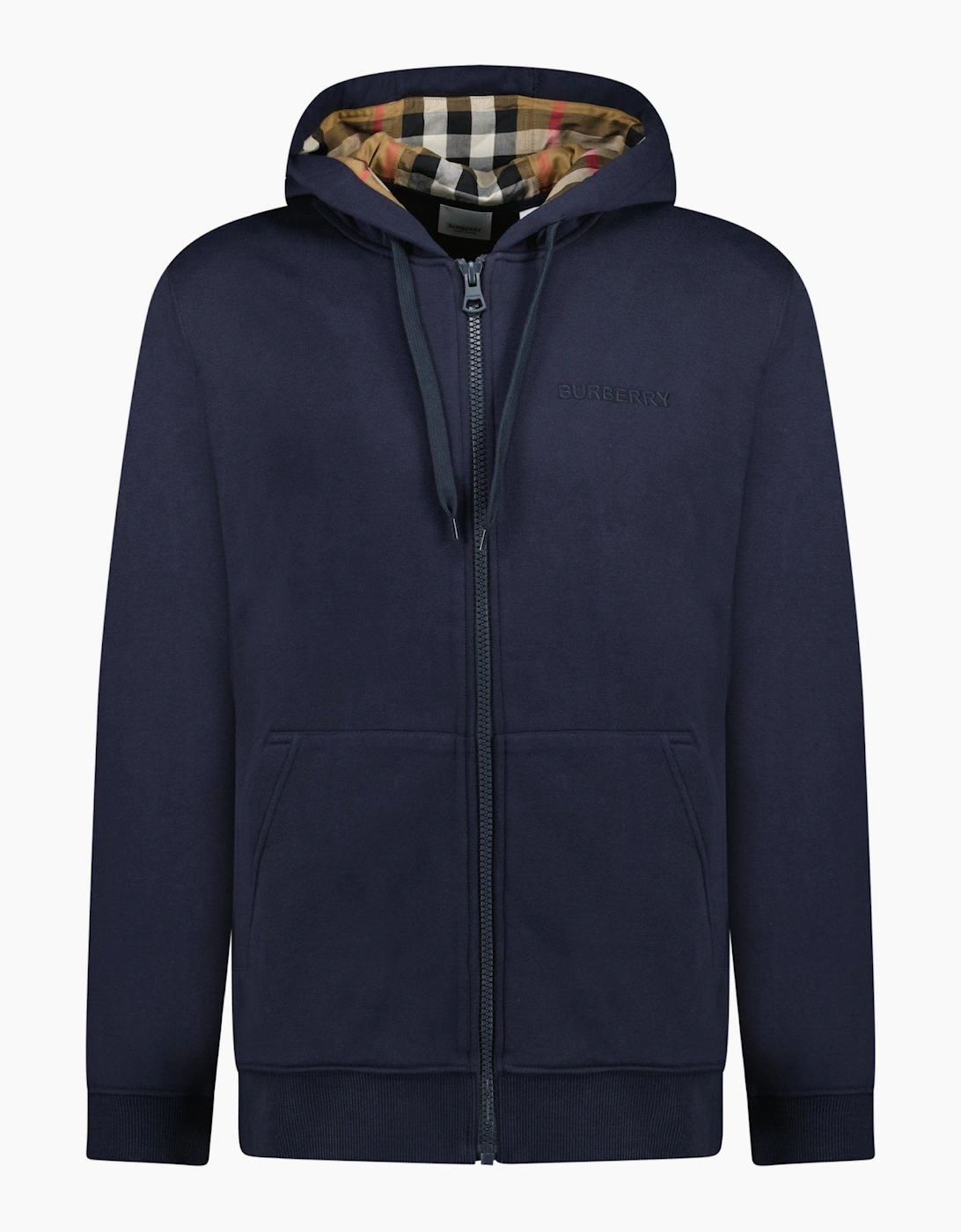 Burberry 'Hove' Check Hoodie Navy, 4 of 3