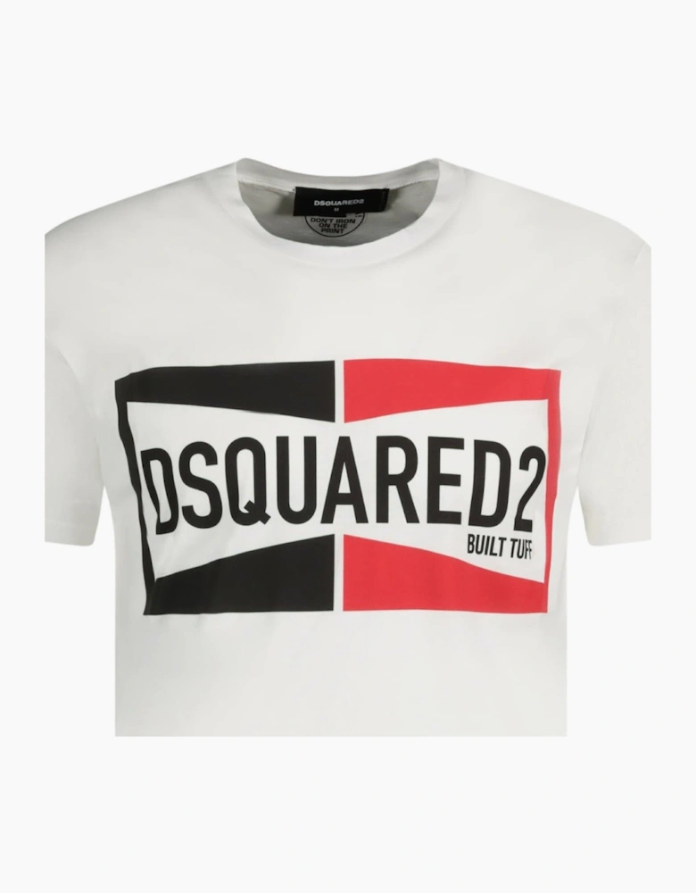DSquared2 Logo Printed T-Shirt White