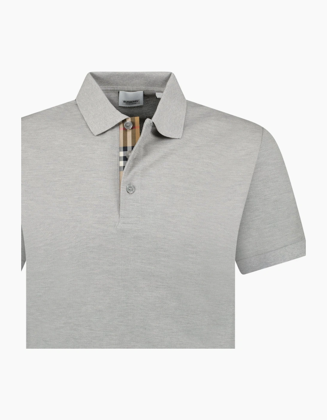 Burberry 'Hartford' Check Polo Grey