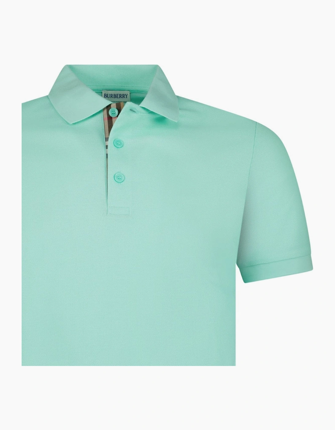 Burberry 'Hartford' Check Polo Mint