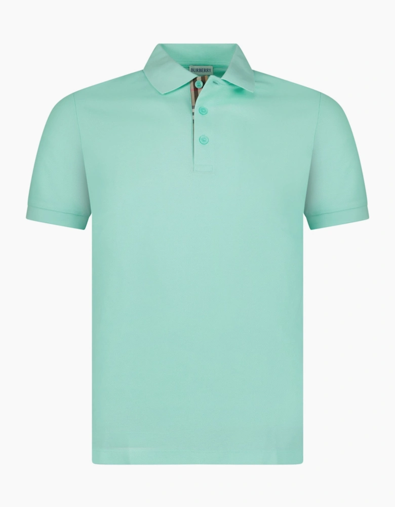 Burberry 'Hartford' Check Polo Mint