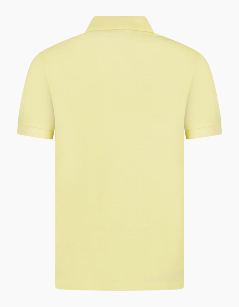 Burberry 'Hartford' Check Polo Frosted Lemon