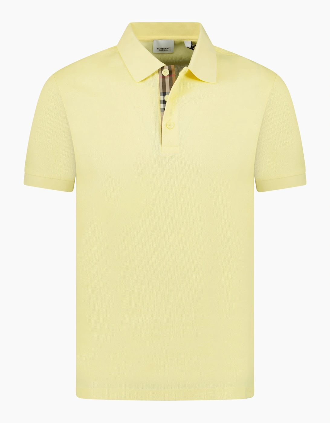 Burberry 'Hartford' Check Polo Frosted Lemon, 4 of 3