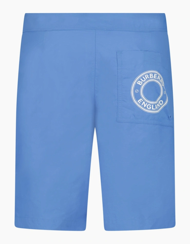Burberry 'Brenton' Nylon Logo Swim Shorts Blue