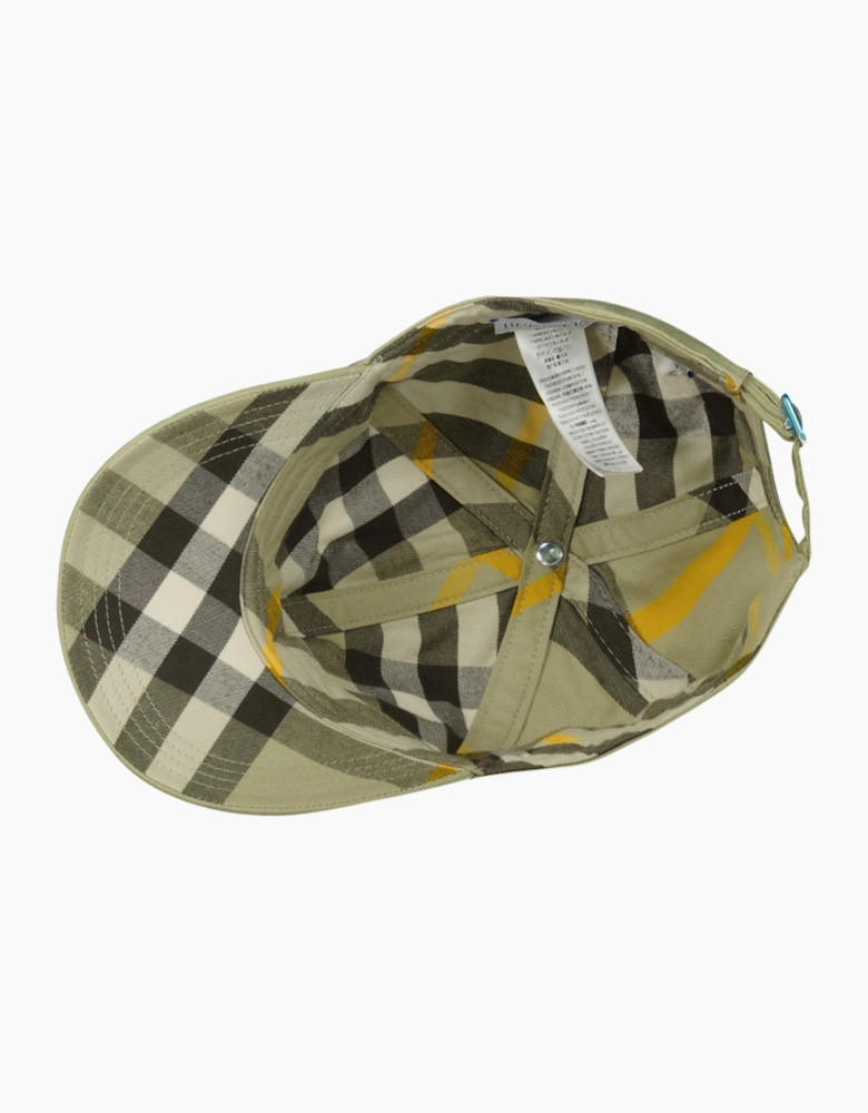 Burberry Hunter Check Lined Baseball Cap
