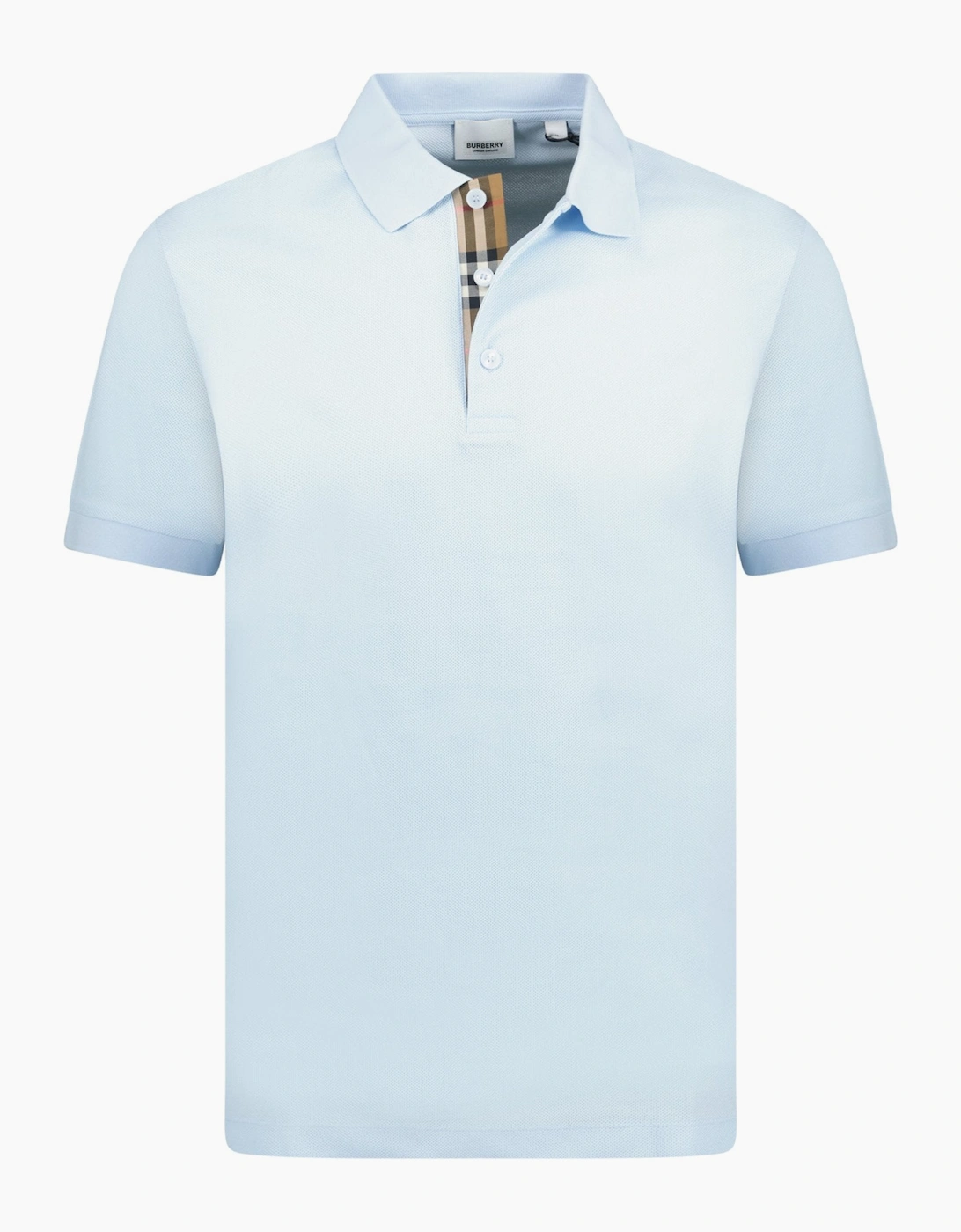 Burberry 'Hartford' Check Polo Light Blue, 5 of 4