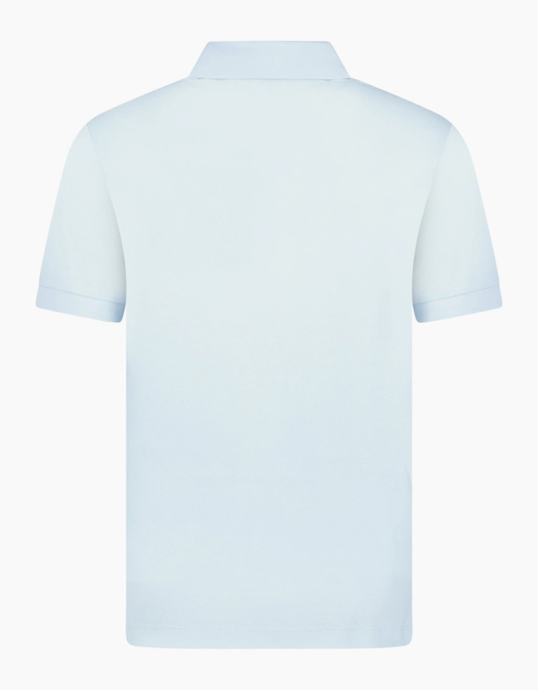 Burberry 'Hartford' Check Polo Light Blue