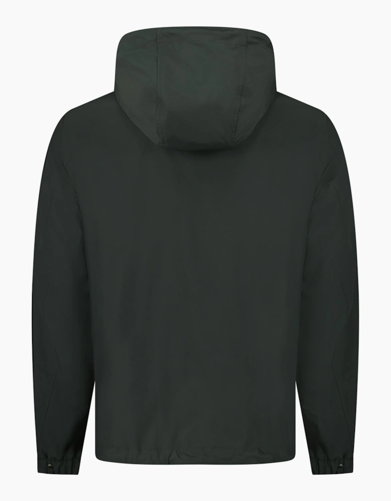 Burberry 'Stanford' Zip-Up Check Reversible Hooded Jacket Black & Check