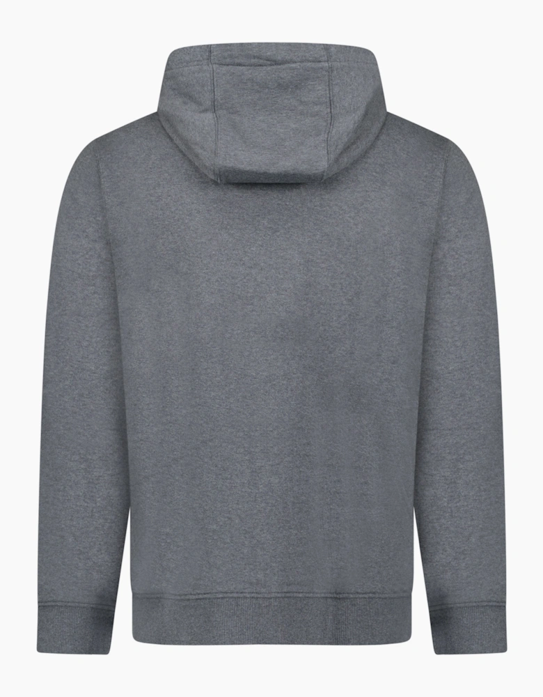 Burberry Striped Check Hoodie Grey