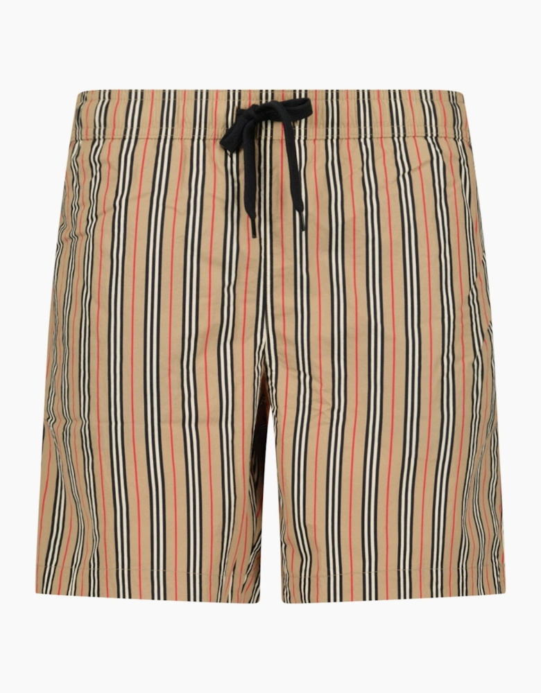 Burberry 'Martin' Signature Check Swim Shorts Archive Beige