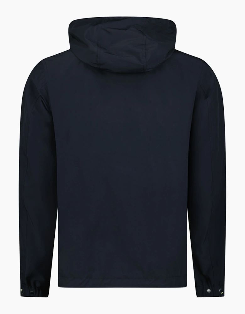 Burberry 'Stanford' Zip-Up Check Reversible Hooded Jacket Black & Check