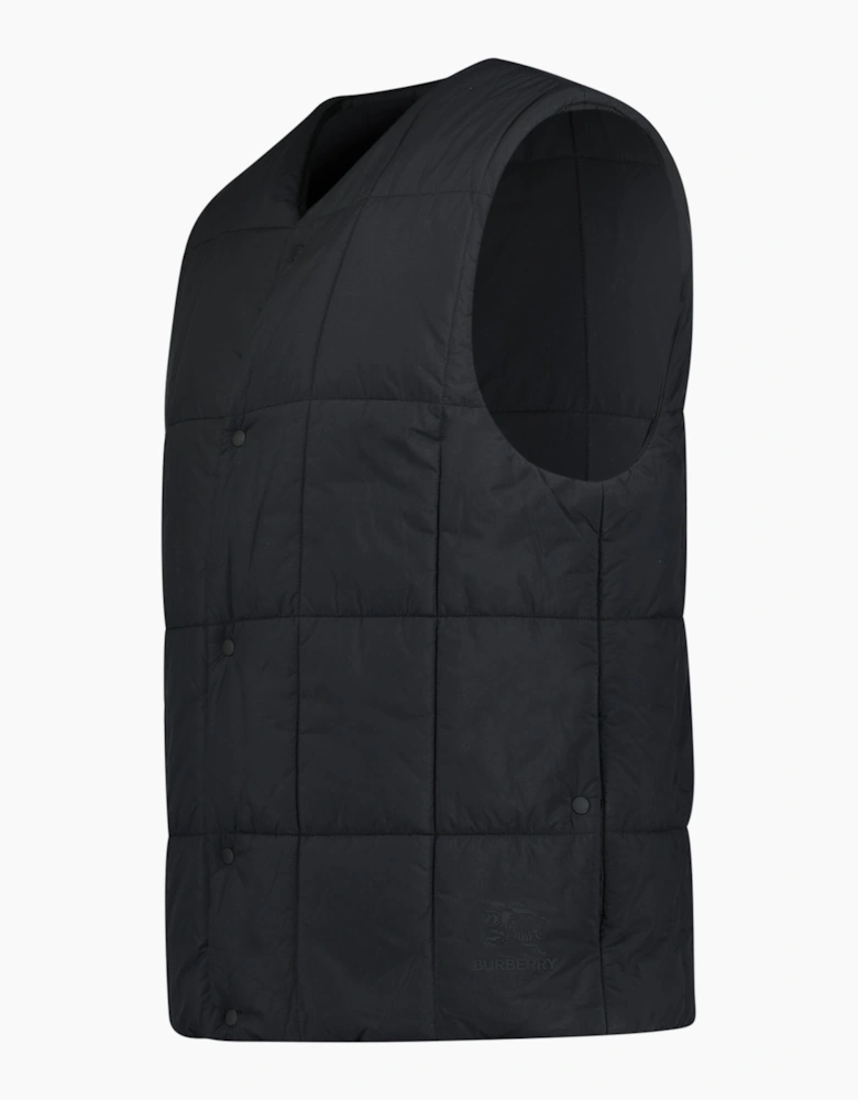Burberry 'Dufield' Down Gilet Black