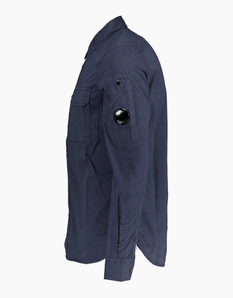 CP Company Arm Lens Navy Overshirt