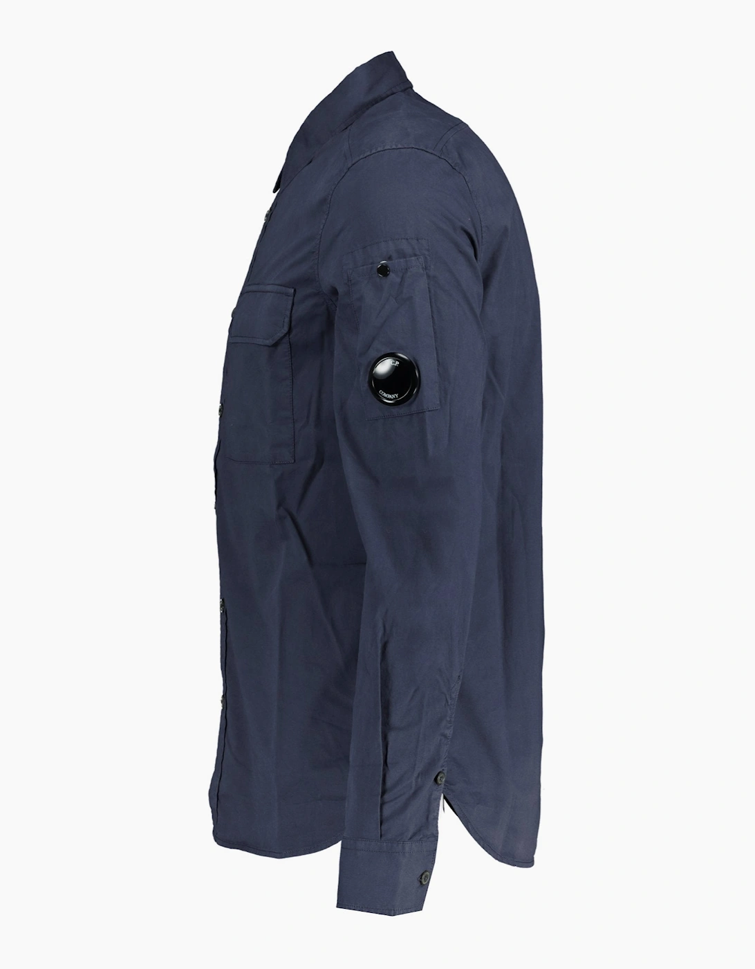 CP Company Arm Lens Navy Overshirt
