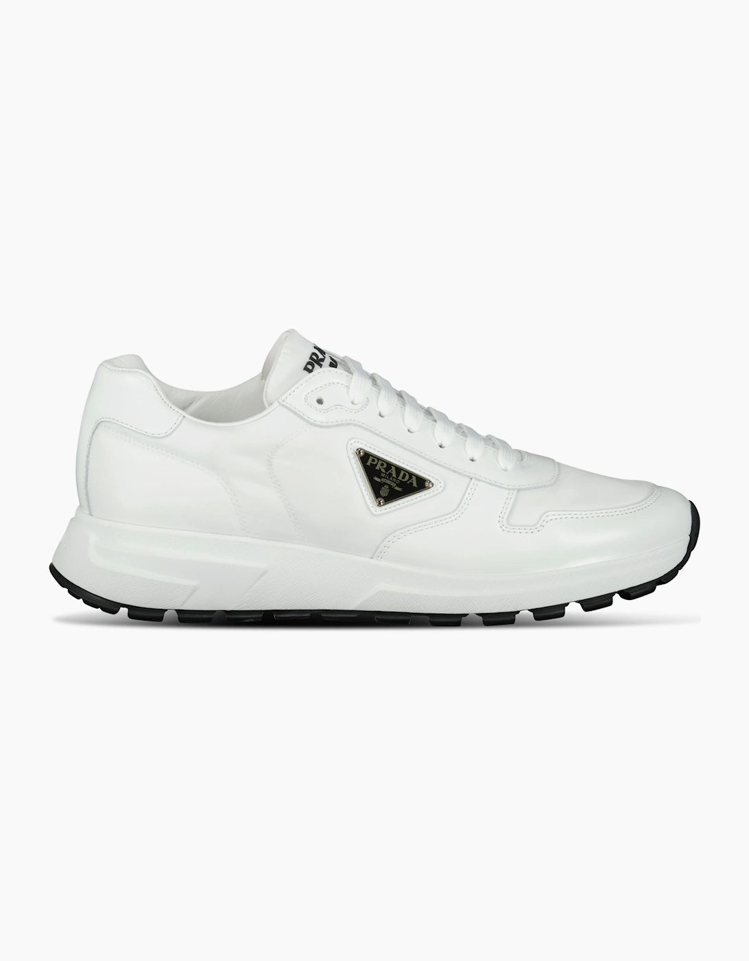 Prada Prax 01 Re-Nylon Leather Sneakers White, 5 of 4