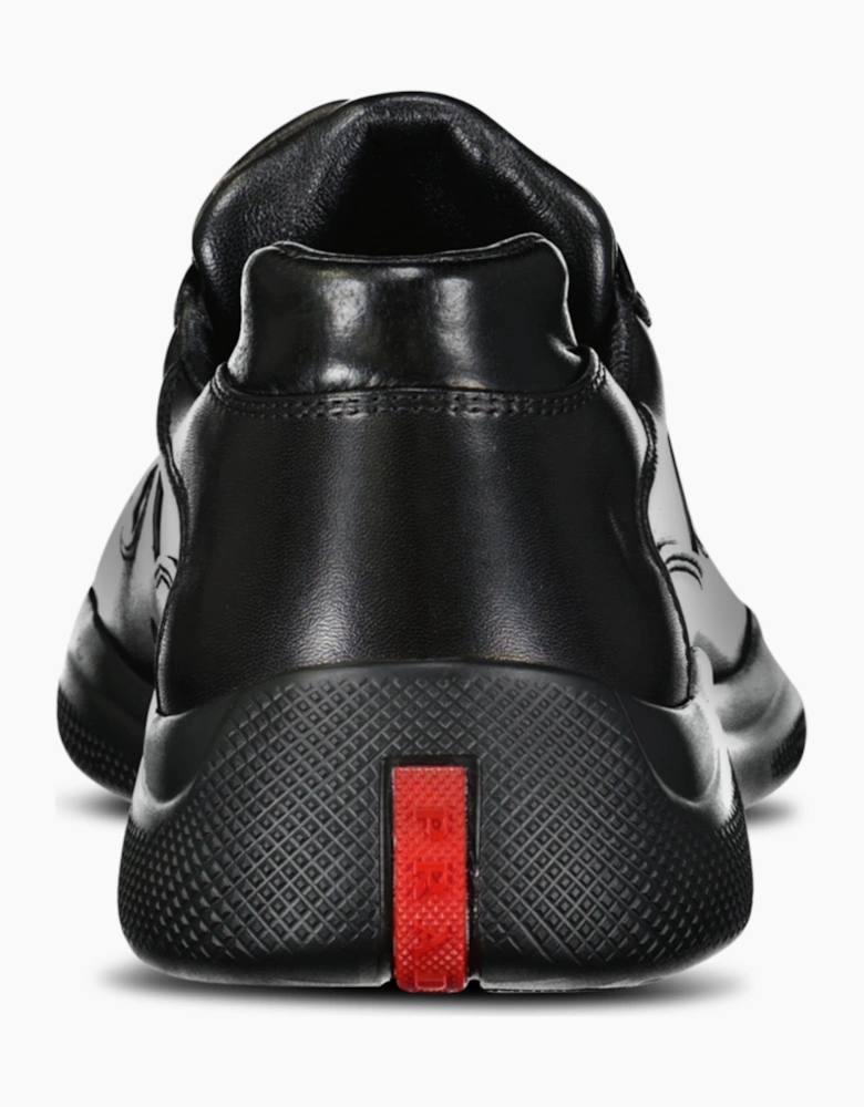 Prada Americas Cup Sneakers All Leather Black