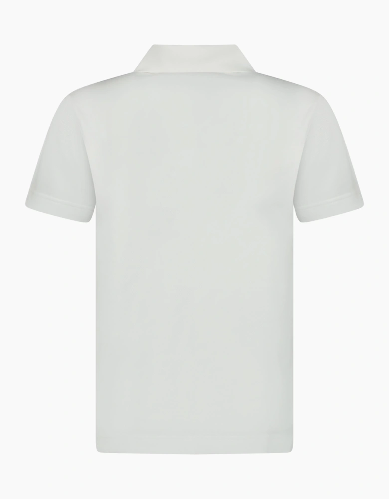 Burberry Embroidery Crest Polo White
