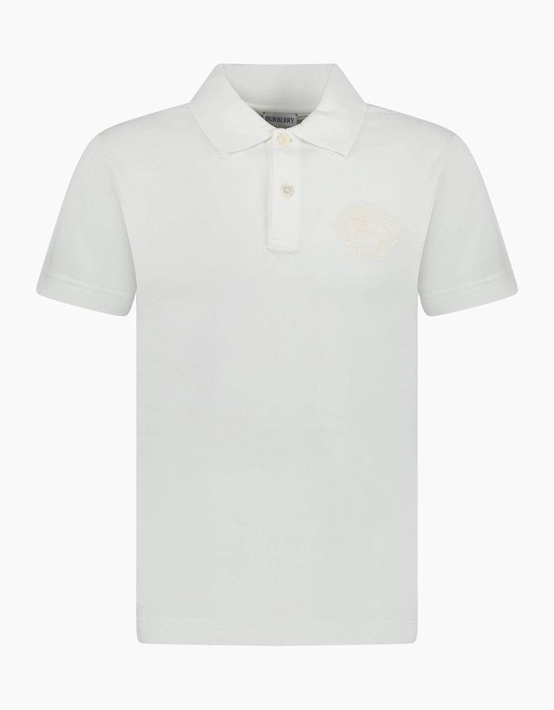 Burberry Embroidery Crest Polo White, 4 of 3