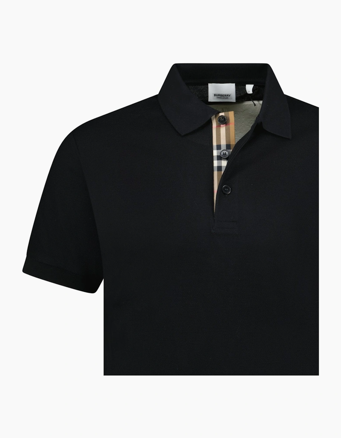 Burberry 'Hartford' Check Polo Black
