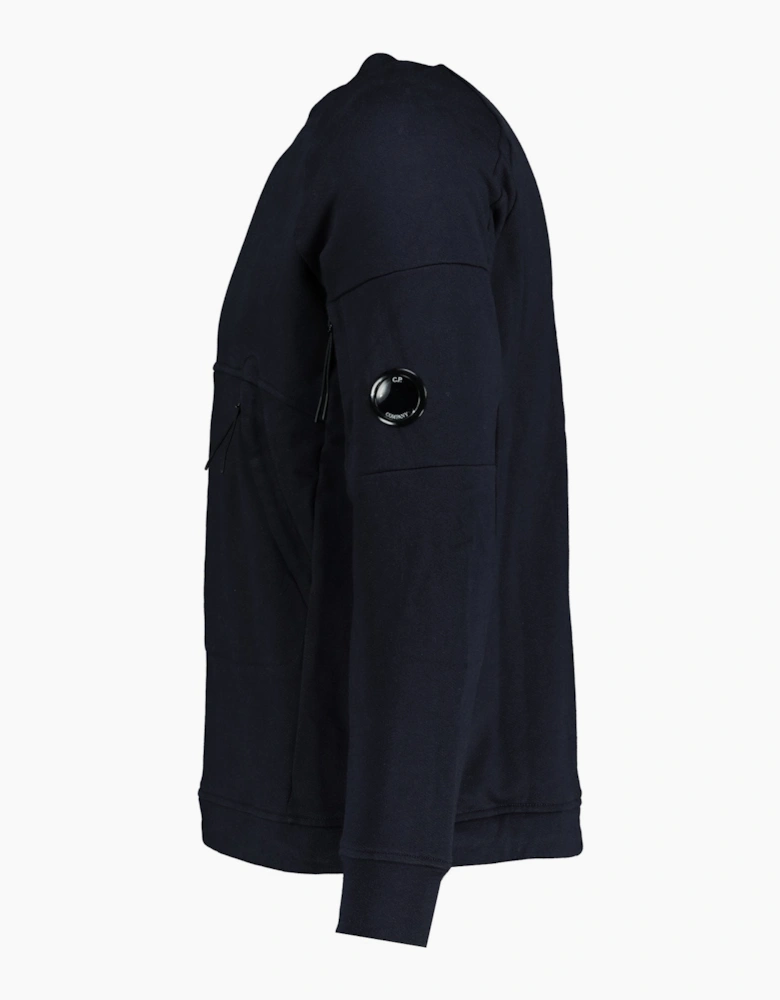 CP Company Arm Lens Zip Sweatshirt Navy