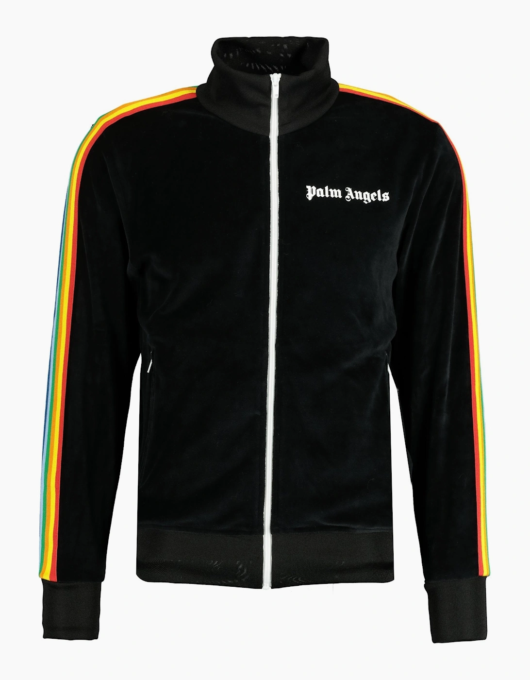 Palm Angels Chenille Track Jacket Black