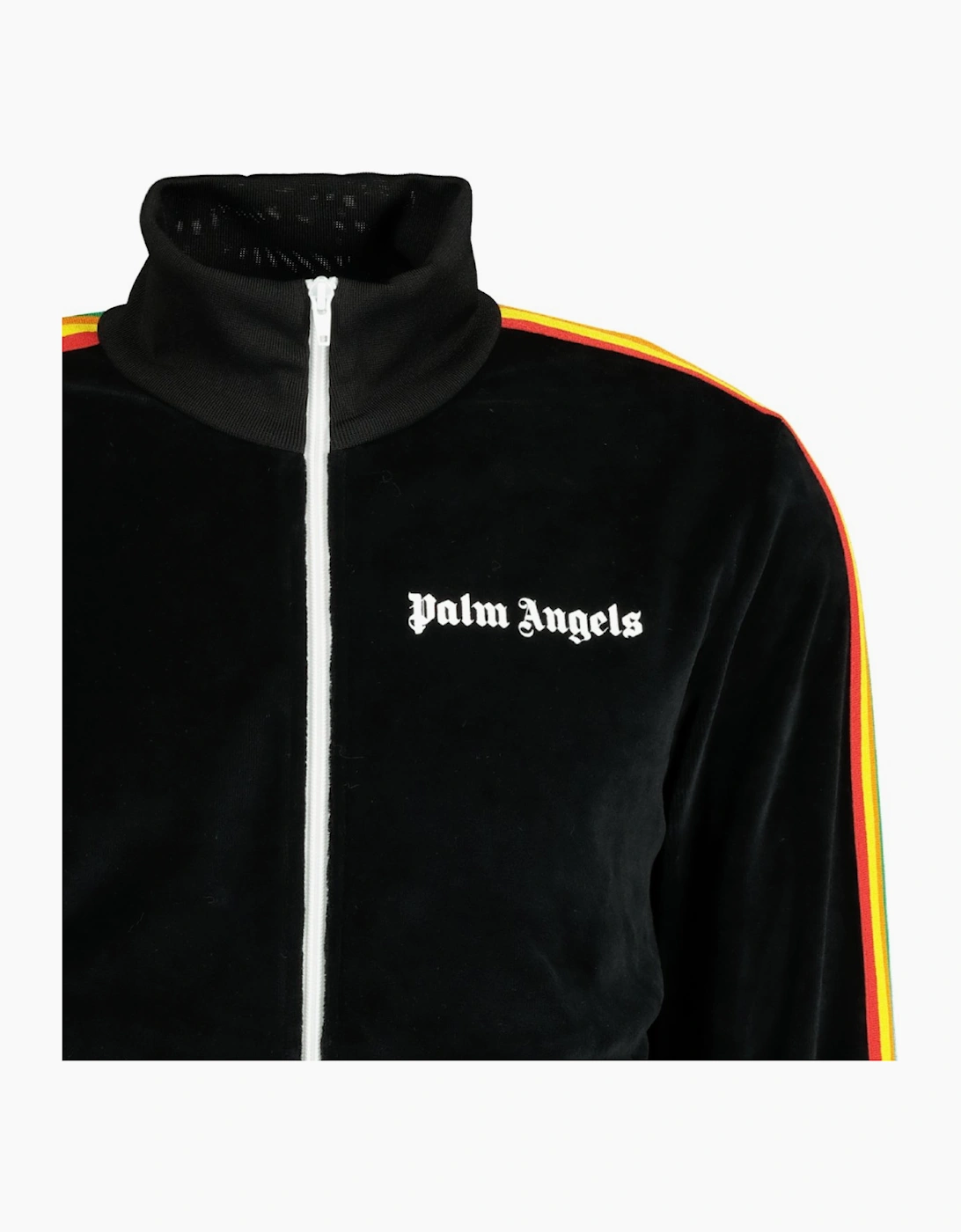 Palm Angels Chenille Track Jacket Black