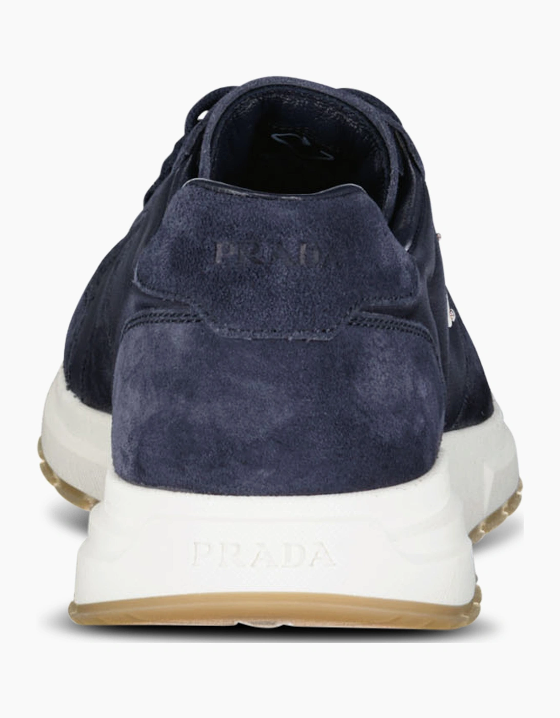 Prada Prax 2.0 Re-Nylon & Suede Sneakers Navy