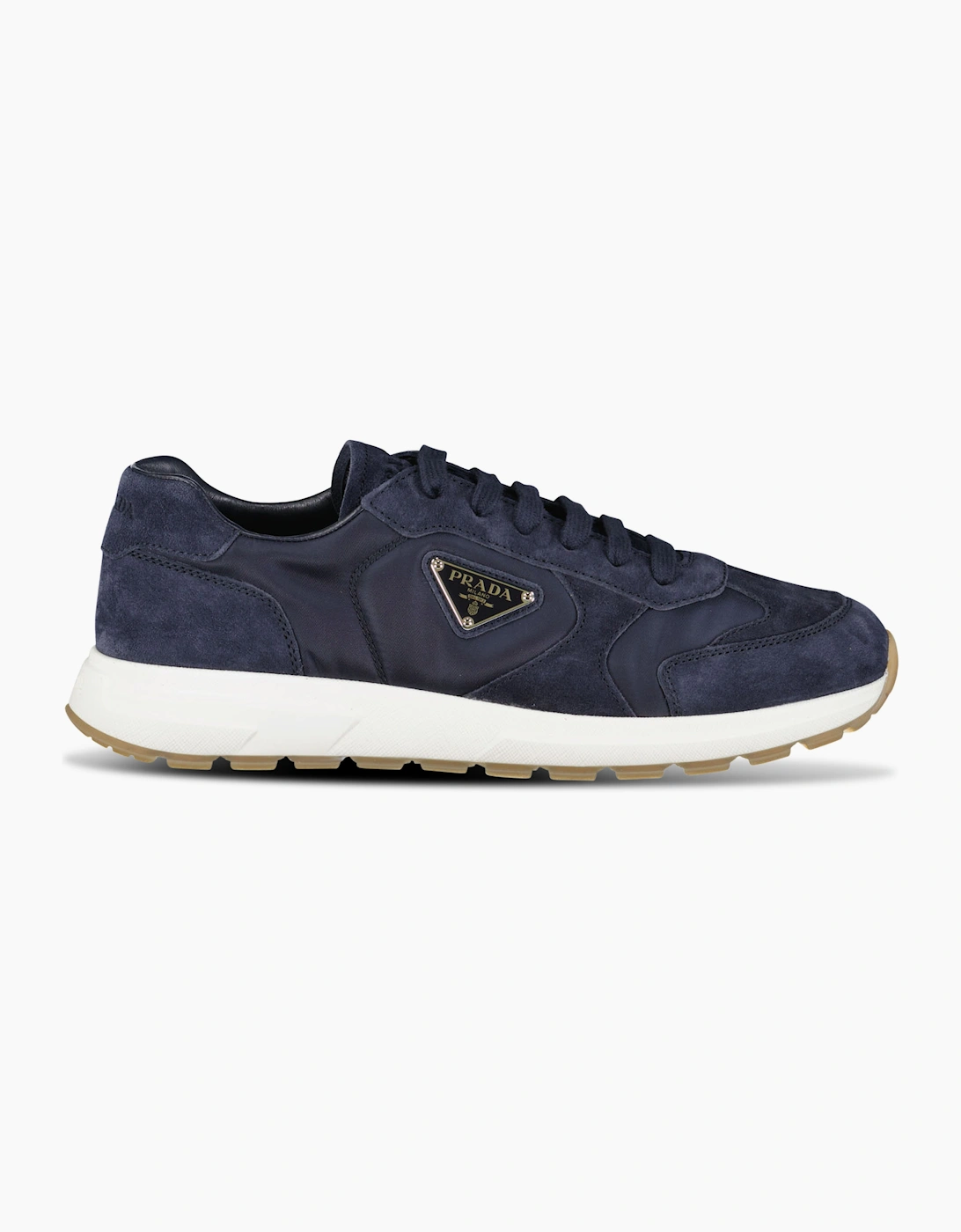 Prada Prax 2.0 Re-Nylon & Suede Sneakers Navy, 5 of 4