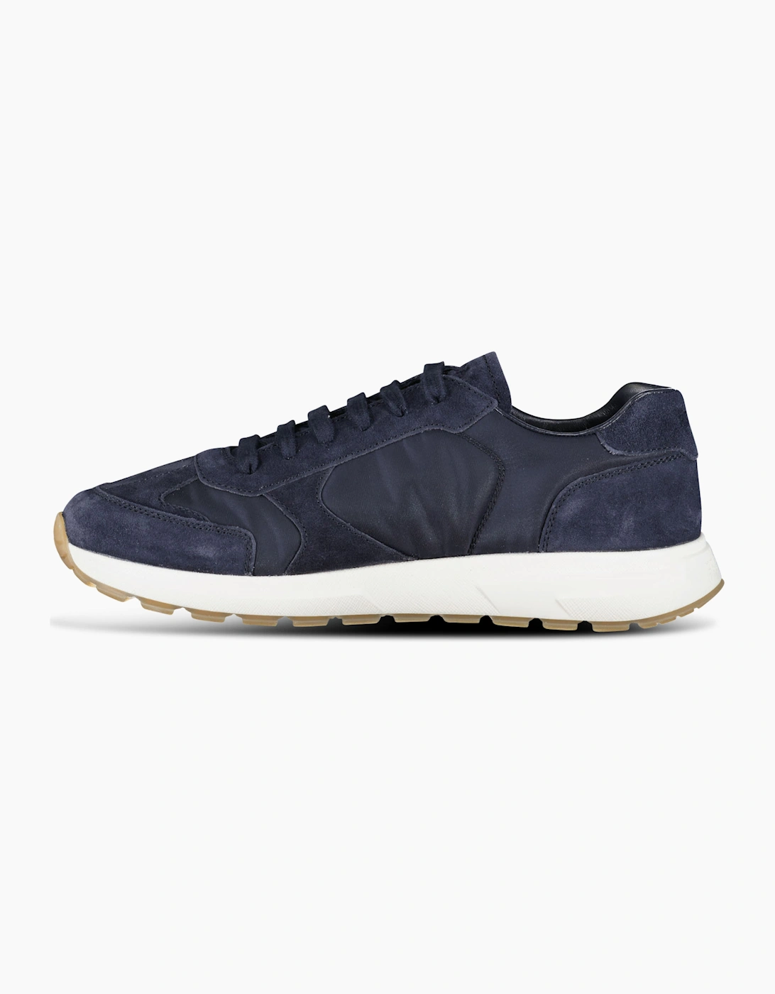 Prada Prax 2.0 Re-Nylon & Suede Sneakers Navy