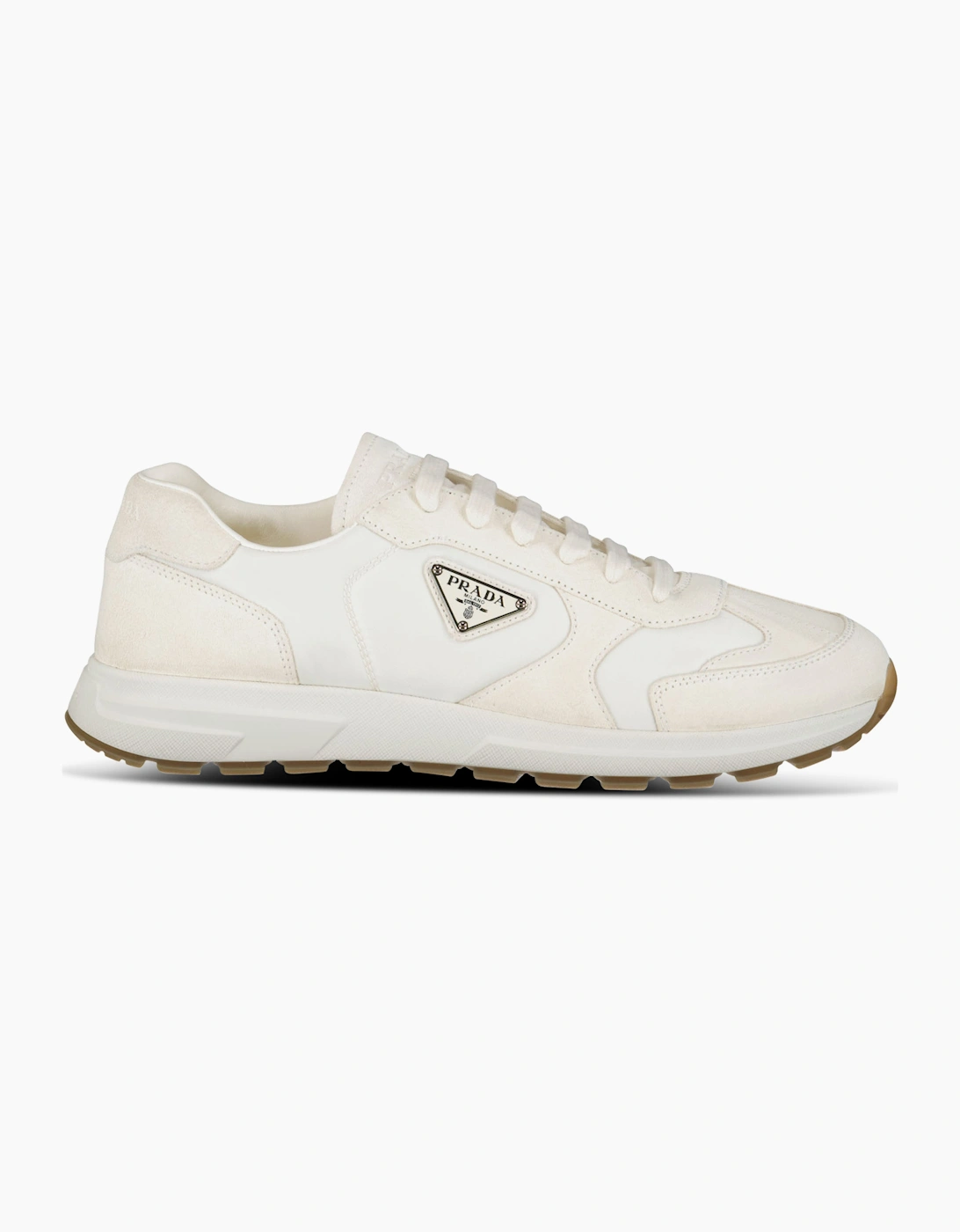 Prada Prax 2.0 Re-Nylon & Suede Sneakers Ivory, 5 of 4