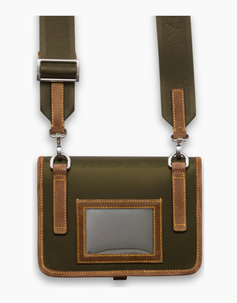 Prada Re-Nylon & Saffiano Leather Bag Musk Green