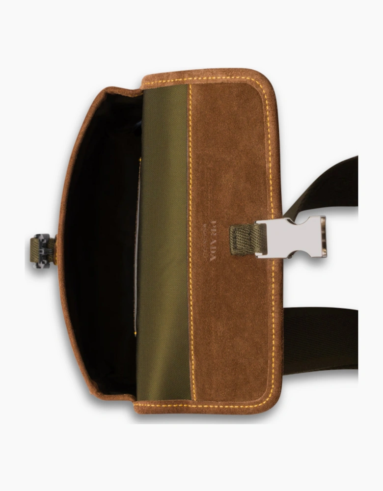 Prada Re-Nylon & Saffiano Leather Bag Musk Green
