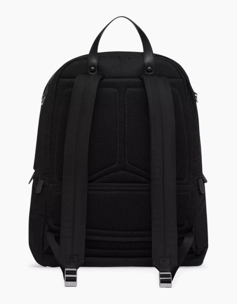 Prada Triangle Logo Re-Nylon Backpack Black