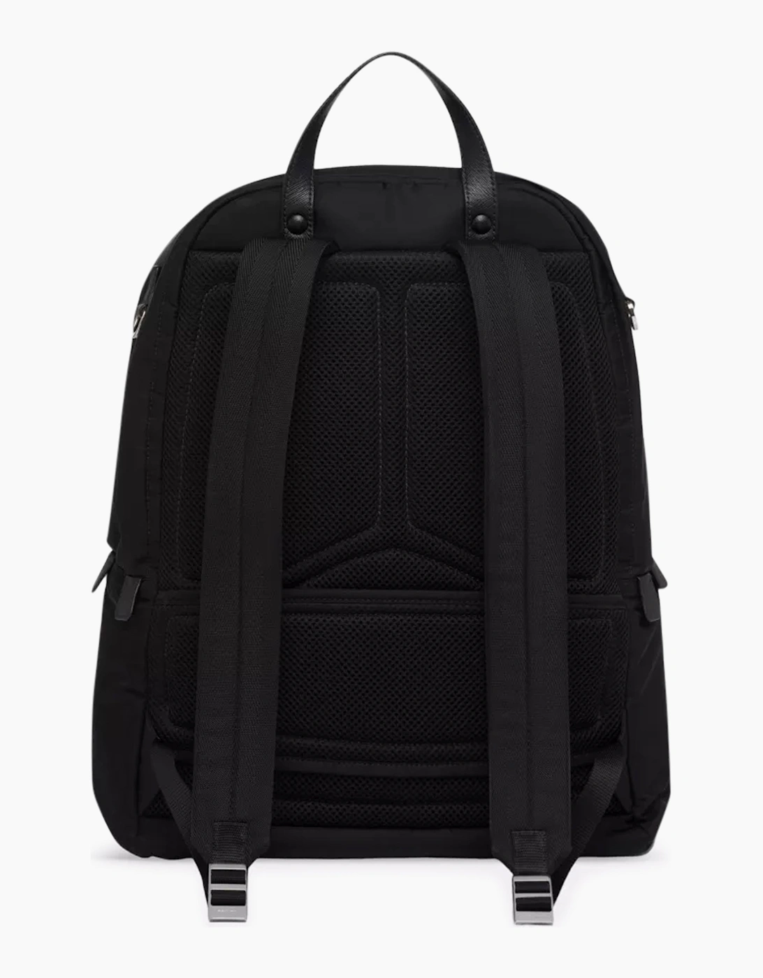Prada Triangle Logo Re-Nylon Backpack Black