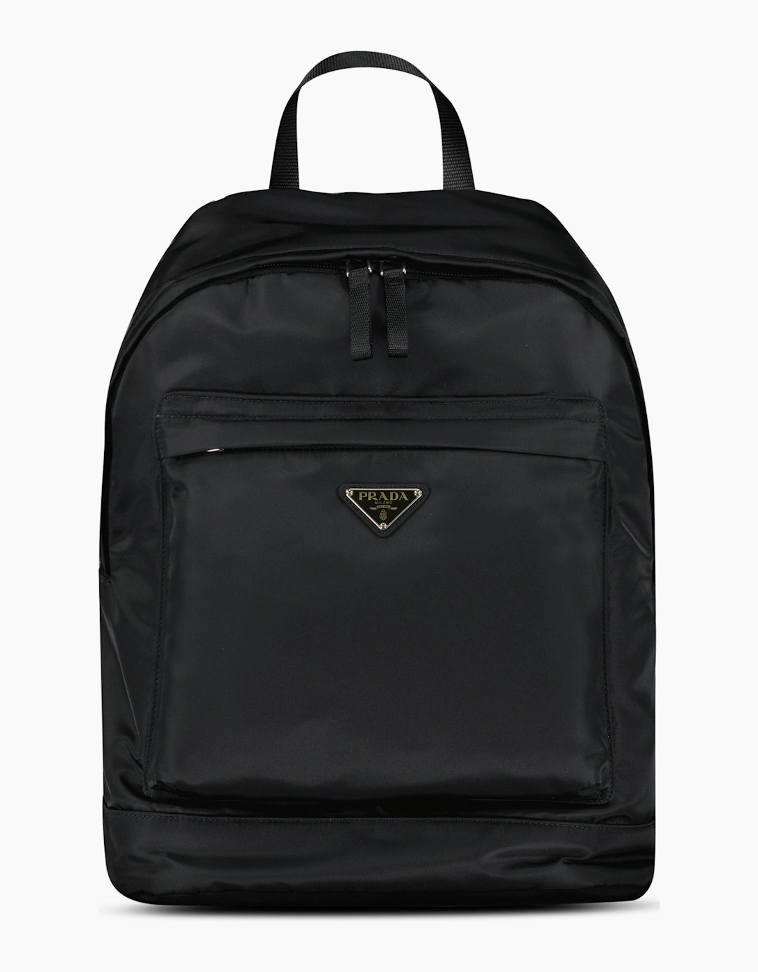Prada Triangle Logo Re-Nylon Backpack Black, 3 of 2