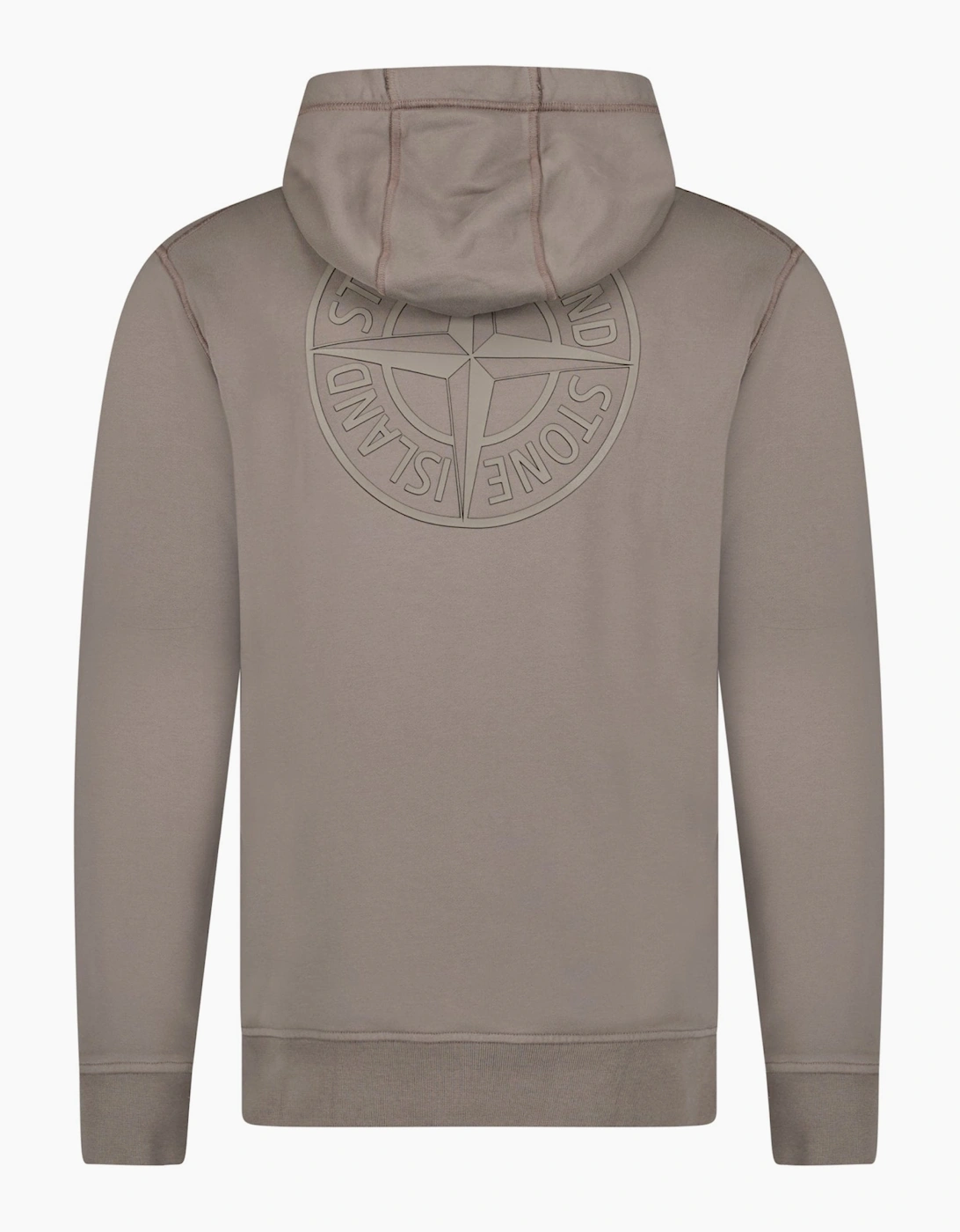 Stone Island Institutional Two Print Hoodie Grey