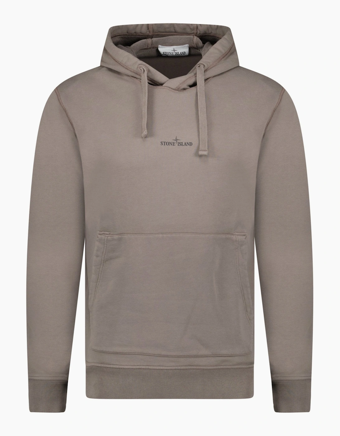 Stone Island Institutional Two Print Hoodie Grey
