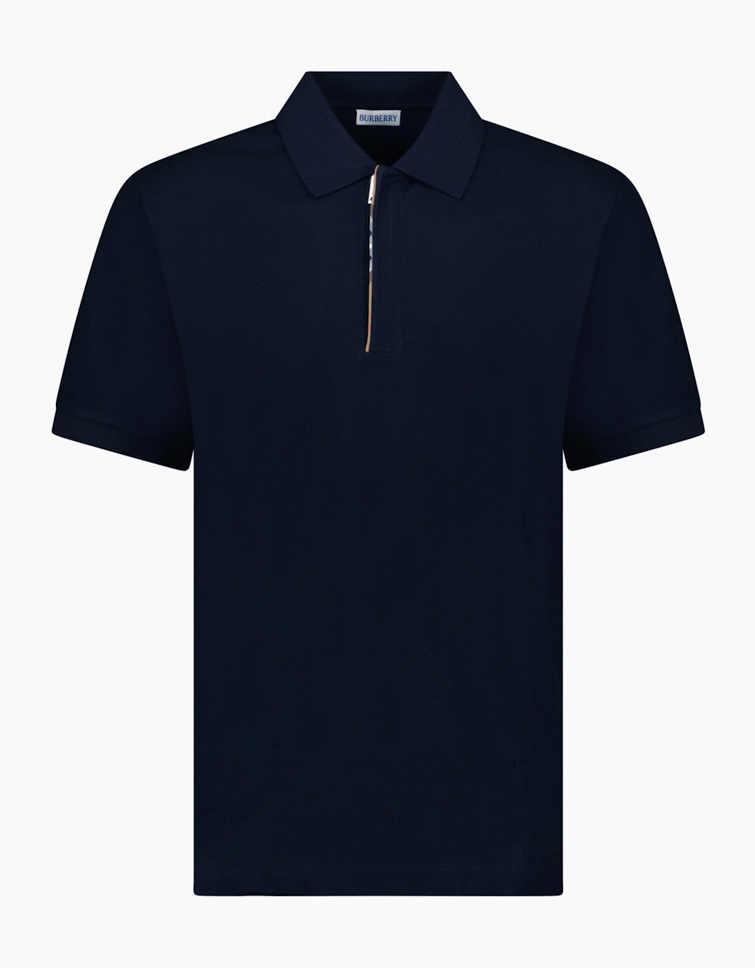 Burberry ‘Hartford’ Zip Check Polo Navy, 5 of 4