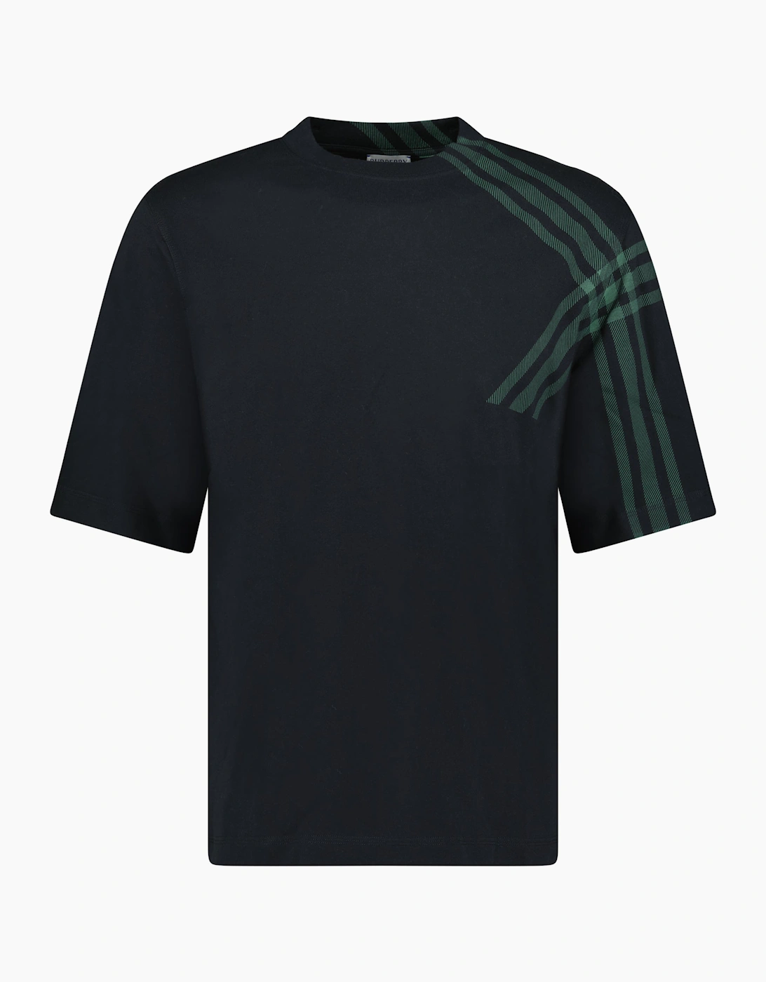 Burberry Check Pattern T-Shirt Black, 3 of 2