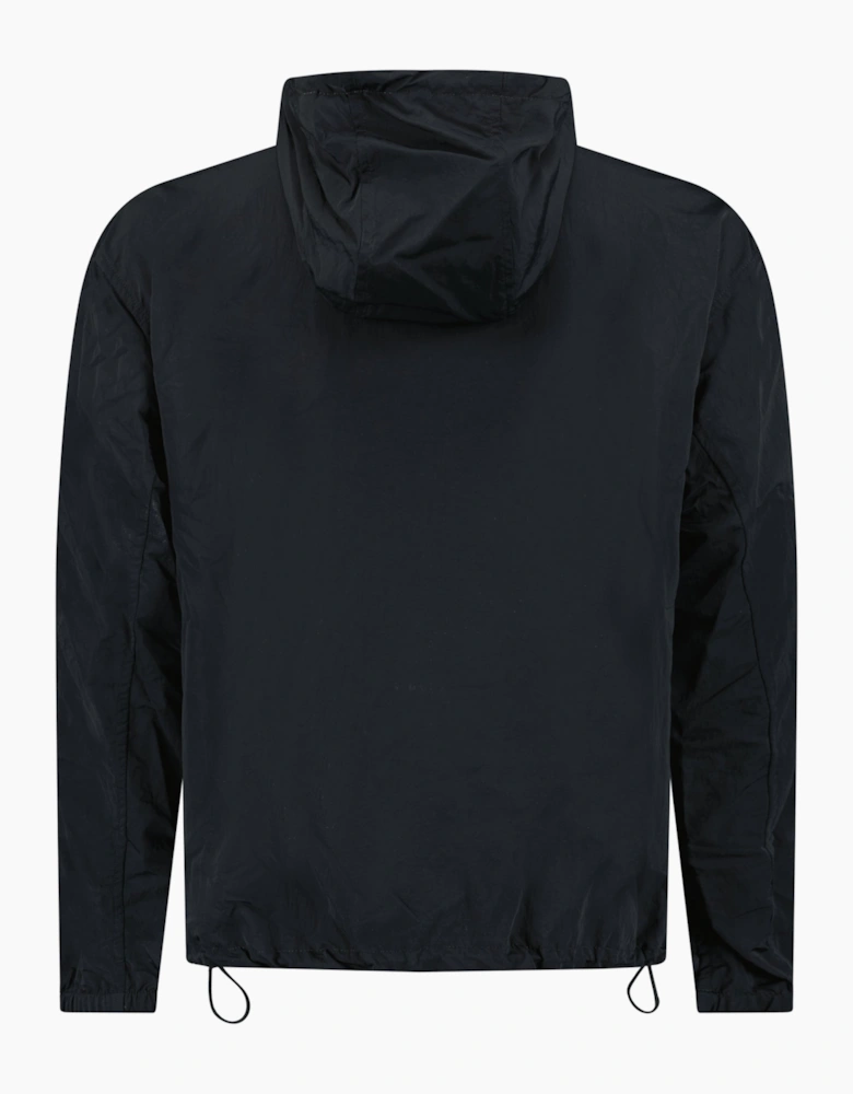 Burberry Equestrian Knight Appliqué Hooded Jacket Black