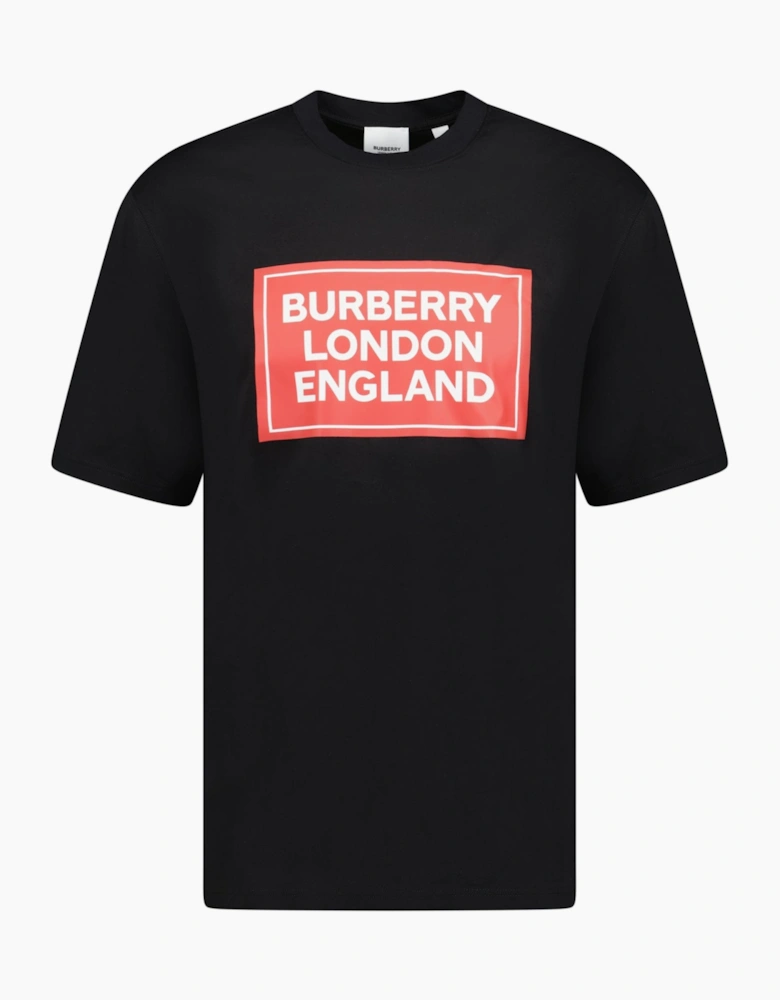 Burberry London England Logo T-Shirt Black