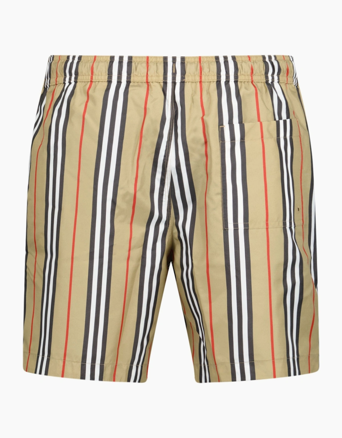 Burberry Striped Check Print Swim Shorts