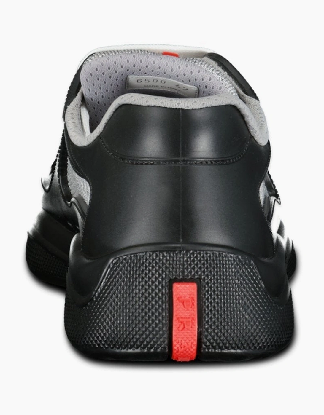 Prada Americas Cup Sneakers Soft Rubber Black & Grey Mesh