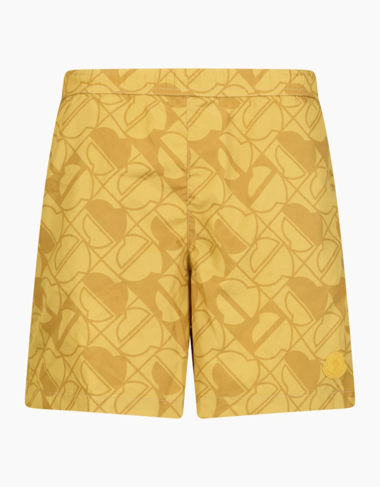 Moncler Monogram Logo Swim Shorts