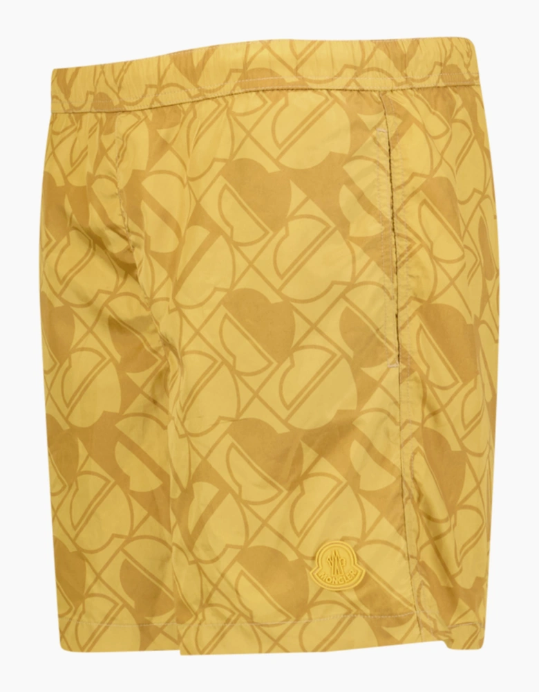 Moncler Monogram Logo Swim Shorts