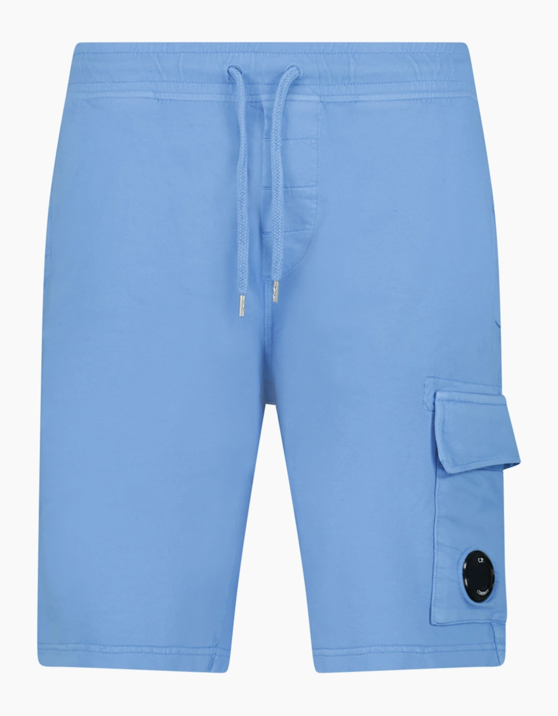 CP Company Light Fleece Lens Shorts Blue, 3 of 2