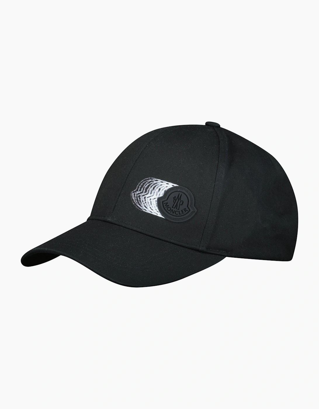 Moncler Logo Patch Cap Black