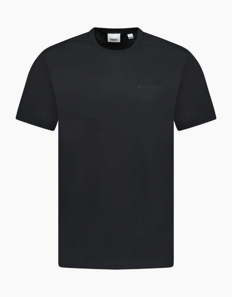 Burberry Crew Neck Logo T-Shirt Black