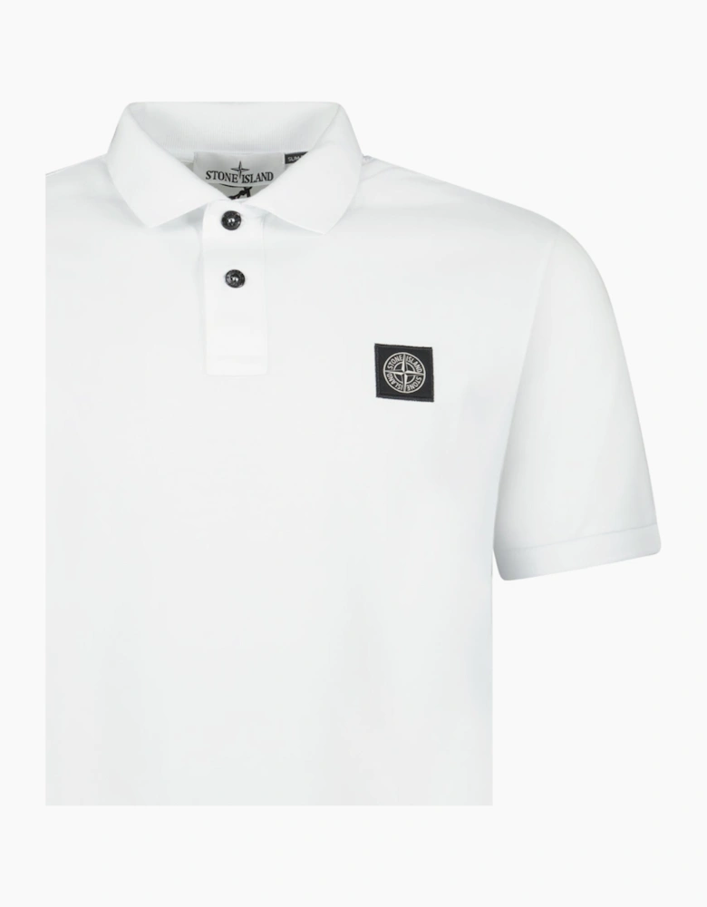 Stone Island Compass Logo Polo White